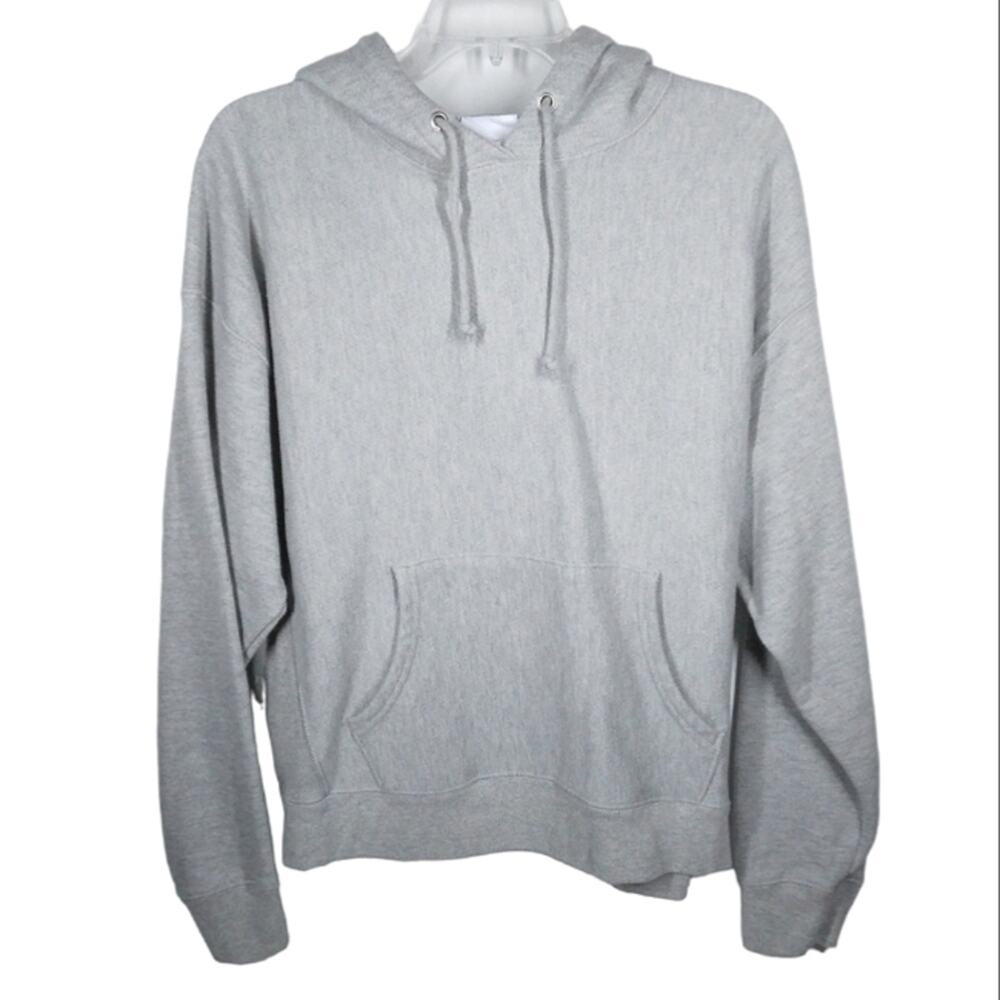 Champion Reverse Weave Hoodie Sweatshirt Gray size XL